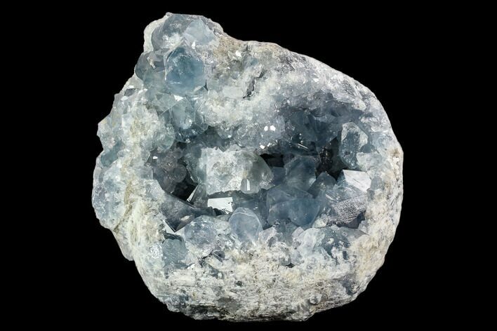 Sky Blue Celestine (Celestite) Geode - Madagascar #124211